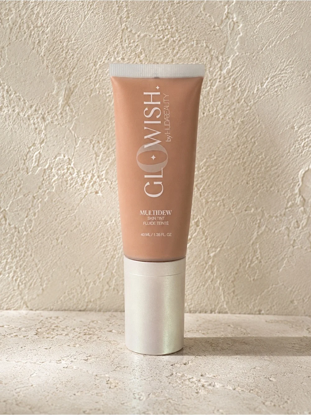 ✨ Huda Beauty GloWish MultiDew Skin Tint 04 Light Medium Vegan 1.35 🤍